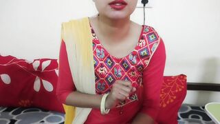 Saara teaches him how to satisfied her future gf Teacher sex with student, very hot sex, Indian teacher and student