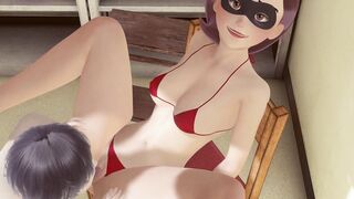 Helen Parr (The Incredibles) cunnilingus for her shaved pussy after hard workday to orgasm and squirt on my face - 6 image