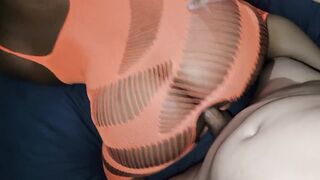 THICK SQUIRTING EBONY GETS UNWRAPPED AND POUNDED AS CHRISTMAS GIFT! - 15 image