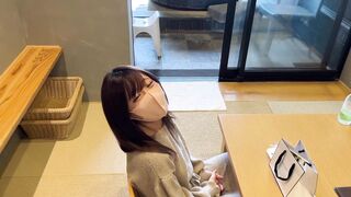 [Private Video]Sex at a hot spring facility after shopping! Japanese amateur masturbation squirting massage blowjob big breasts creampie couple - 2 image