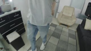 Fucking my stepsister's slut's pussy until she makes her cum - Porn in Spanish - 2 image