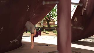 Modest Girl In a Skirt Gets Fucked In Playground [Hentai] - 3 image