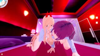 Makima and Power trio - Chainsaw Man - 8 image