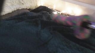 POWERFUL SHOWER OF SQUIRT POURED ONTO THE BED FROM A PINK PUSSY - 11 image