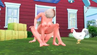 Freaky Farmer #1 - Horny Girl Rimming Hot Farmer - Impregnation - Lets Play SIMS 4 - 7DeadlySims - 12 image