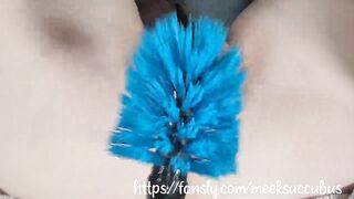 Rough bound toilet brush fucking - 4 image