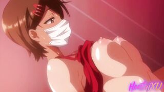 Hentai / Fucked the virgin pussy of a shy girl in sportswear - 10 image