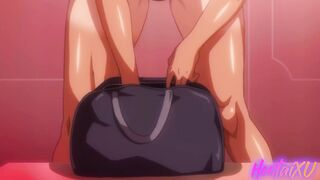 Hentai / Fucked the virgin pussy of a shy girl in sportswear - 4 image