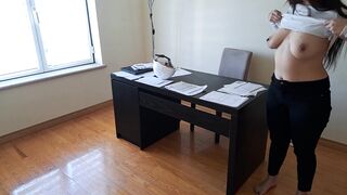 Worker fucks boss's wife after he rejects her