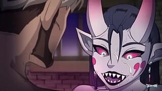 Succubus Erzha sucks a big dick and fucks well - 1 image