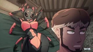 Succubus Erzha sucks a big dick and fucks well