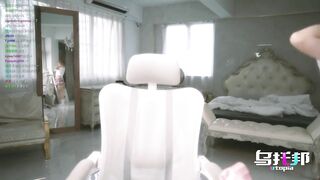 Blonde cute short hair Asian girl with big boobs and wet pussy got fucked by big dick - 5 image