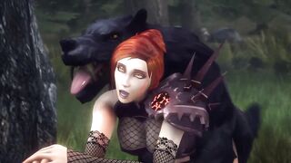 Big dick wolf fucks Assumi (3D Hentai) - 10 image