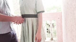 Indian college girl hard fucking in outdoor - 4 image