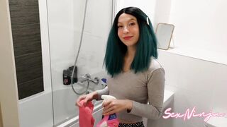 I Conviced my Maid to get Naked while Cleaning the House - 4 image