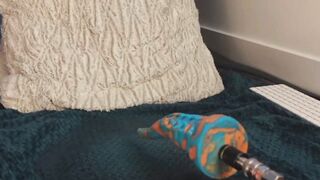EXTRA THICK TENTACLE MAKES PUSSY VERY WET AND SQUIRTY - 12 image