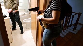 Unlucky dude is masturbated by cop during arrest warrant - 14 image