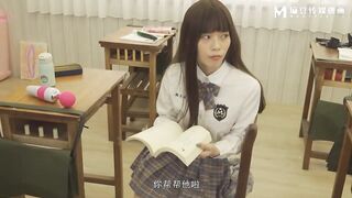 Horny slut college girl have a havecore sex with her classmate - 6 image