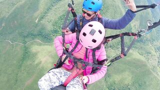 SQUIRTING while PARAGLIDING in 2200 m above the sea ( 7000 feet ) - 10 image