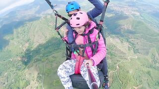 SQUIRTING while PARAGLIDING in 2200 m above the sea ( 7000 feet ) - 13 image