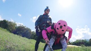 SQUIRTING while PARAGLIDING in 2200 m above the sea ( 7000 feet ) - 14 image