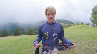 SQUIRTING while PARAGLIDING in 2200 m above the sea ( 7000 feet ) - 3 image