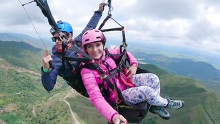 SQUIRTING while PARAGLIDING in 2200 m above the sea ( 7000 feet ) - 5 image