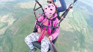 SQUIRTING while PARAGLIDING in 2200 m above the sea ( 7000 feet ) - 8 image