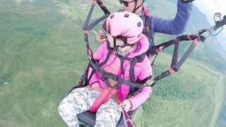 SQUIRTING while PARAGLIDING in 2200 m above the sea ( 7000 feet ) - 9 image