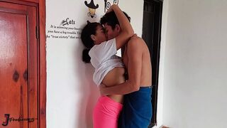 I RENT THE ROOM TO MY NEIGHBOR'S WHORE TO FUCK HER - 1 image