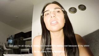 I go to pussy waxing, get so wet about it, and finally have huge orgasm and squirt my sofa - 5 image