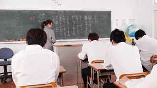 Married Teacher Reiko Iwai Gets 10 Times More Wet In A Climax Class Where She Can't Speak - 2 image