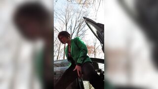 Squirt at parking area public - 11 image