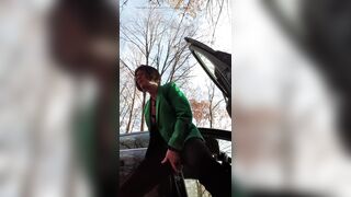 Squirt at parking area public - 13 image