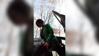 Squirt at parking area public - 14 image