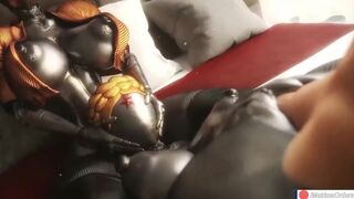 Atomic Heart Ballerins Threesome Fucking with Huge Cock - 1 image