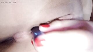 ARAB TEEN girl playing with vibrator make her cums - 11 image