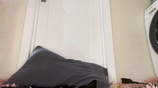 hard anal with big dildo. squirt fontain. milk and oil show. creampie. - 6 image