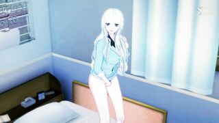 Irina Jelavic takes off her outfit and masturbates - Ansatsu Kyoshitsu - 2 image