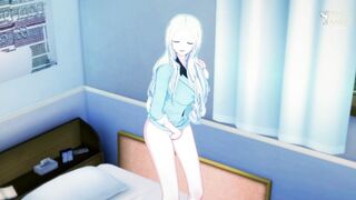 Irina Jelavic takes off her outfit and masturbates - Ansatsu Kyoshitsu - 3 image