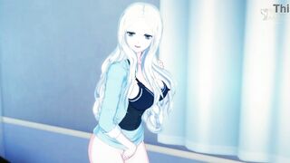 Irina Jelavic takes off her outfit and masturbates - Ansatsu Kyoshitsu - 6 image