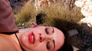 Brunettes Squirt As This Man Finger And Fucked Their Pussies Along The Field