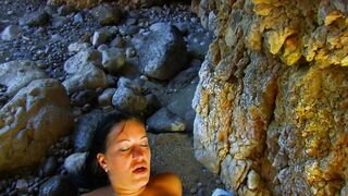 Beefy Fat Ass Canadian Woman And Her Male Friend Have Sex In The Beach - 1 image