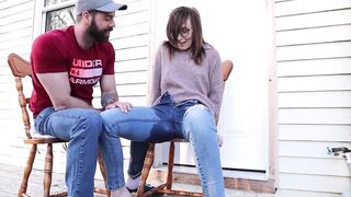 Milf squirting in jeans and HUGE squirt into a cup - 13 image