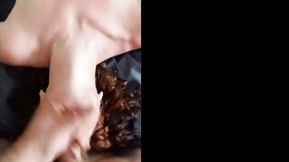 MILF wants to mutually masterbate - I give her a pearl necklace cumming all over her face and neck - 9 image