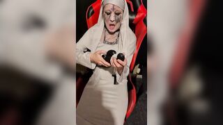Evil nun blasphemy. Religious squirting Nun - 2 image