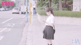 Horny slut Asian wife with flat chest and big butts cheating with her ex-boyfriend - 2 image