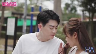 Cute slut Asian wife with big natural tits cheating with big dick - 2 image