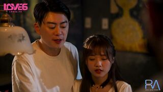 Cute slut Asian wife with big natural tits cheating with big dick - 6 image