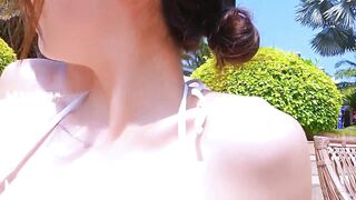 Hot Asian wife with big natural tits cheating with her big dick boss and got orgasm - 2 image